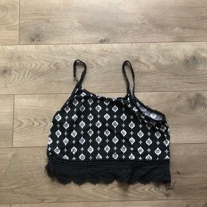 Black shirt tank top